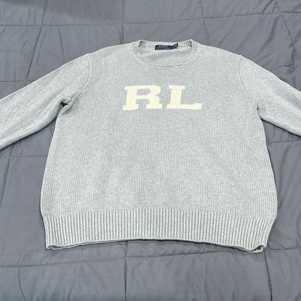 Polo by Ralph Lauren Gray Crewneck Sweater